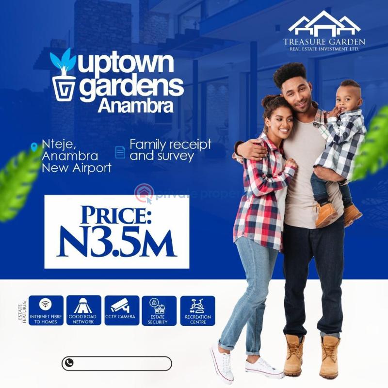 Land For Sale Uptown Garden Estate Located At Nteje Village Close To Anambra New Airport In A Peaceful Environment Selling Fast Anambra Area 