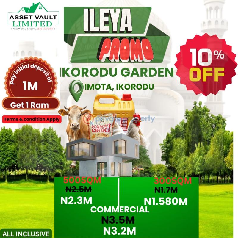 Mixed use Land For Sale Ikorodu Gardens Phase I Strategically Located In Imota Ikorodu Lagos