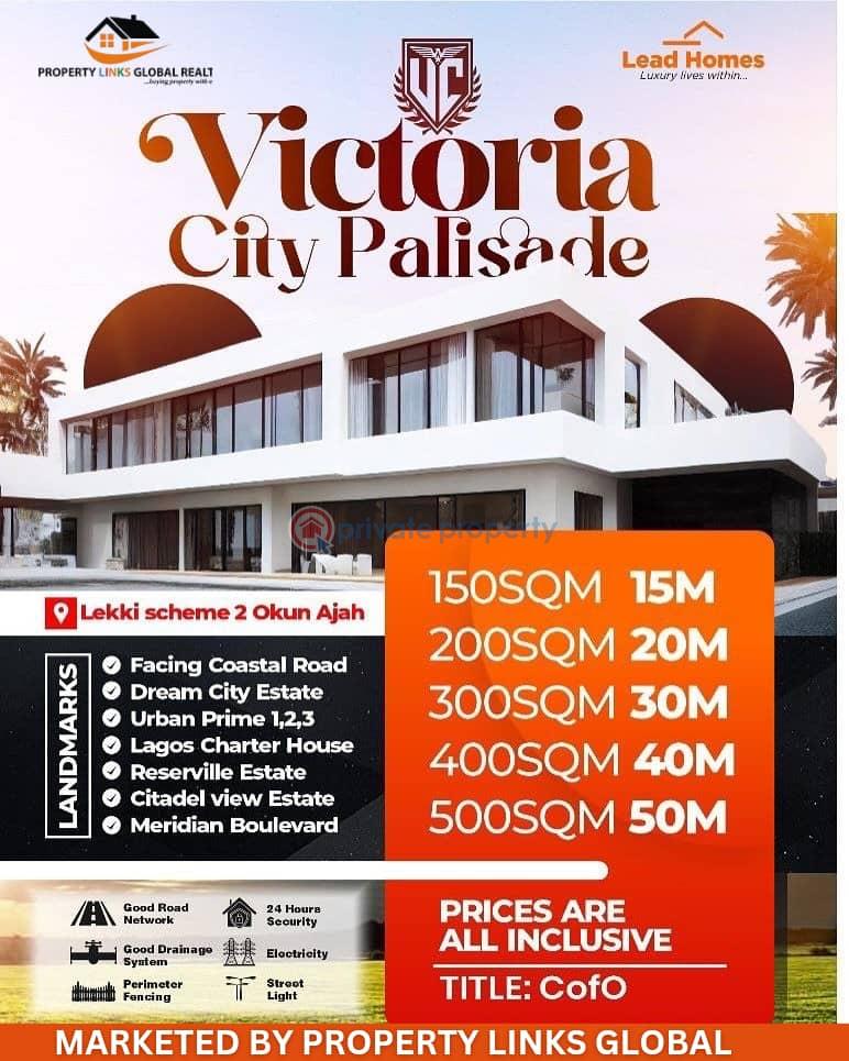 Verified land with c of o - 3 Residential Land For Sale Victoria City Palisade Located At Lekki Scheme 2, Okun Ajah, Less Than 10 Minutes Drive From Abraham Adesanya Roundabout Lekki Lagos - 3