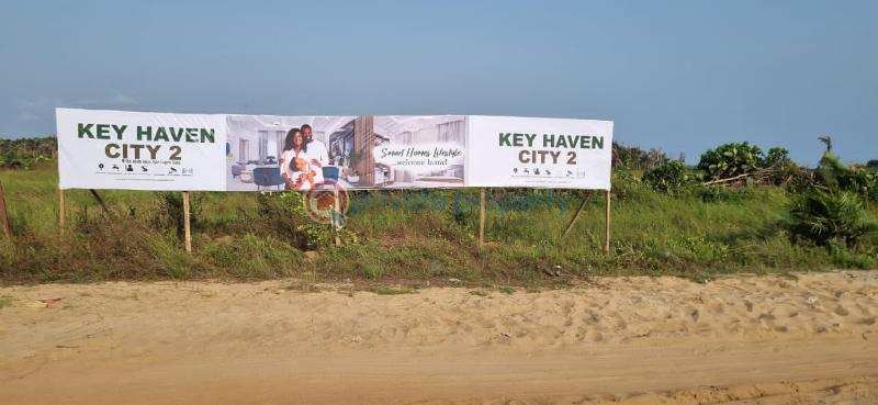 Land For Sale Key Haven Phase 2 Located At Eko Akete Abijo Lekki Less Than Less Than 5mins Drive Drive Off Lekki Epe Expressway 100 Buy And Build Land 100% Abijo Ajah Lagos - 1