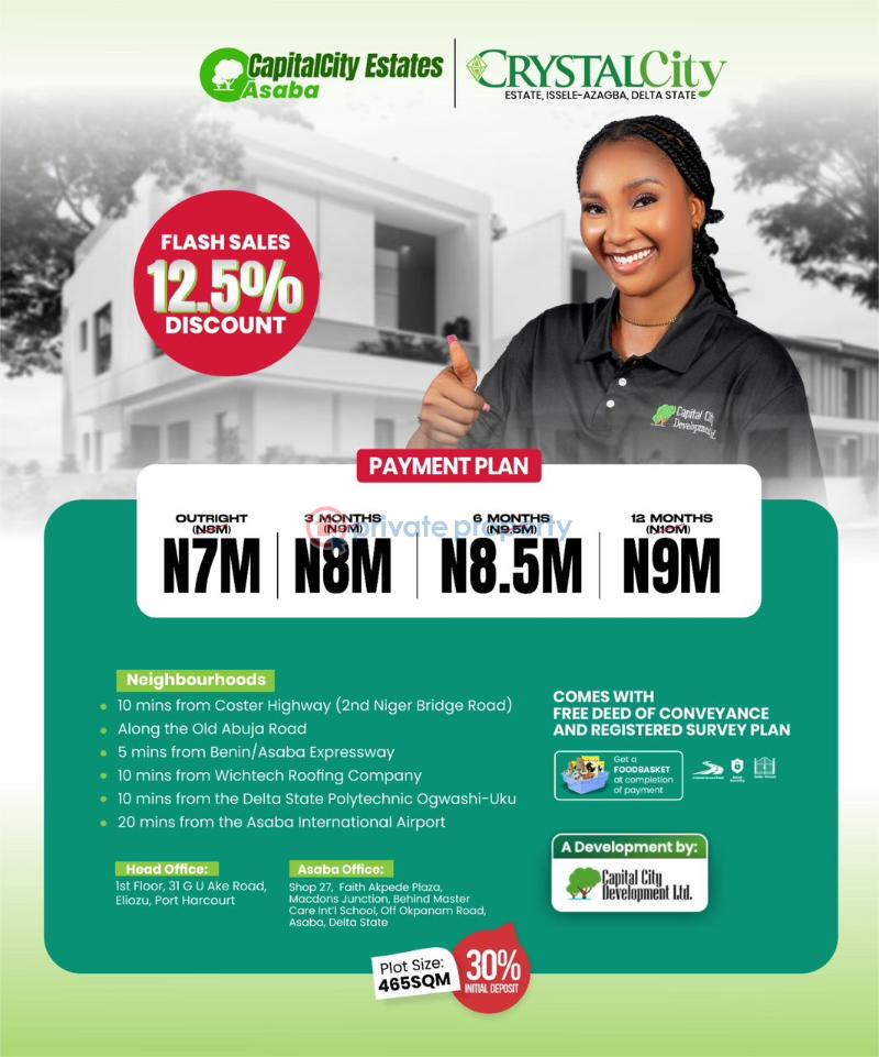 Residential Land For Sale Asaba Delta