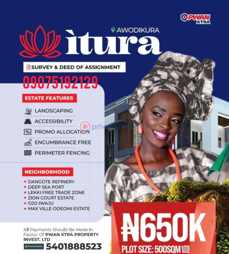 Land For Sale Awodikura, Ibeju Lekki Ibeju-Lekki Lagos