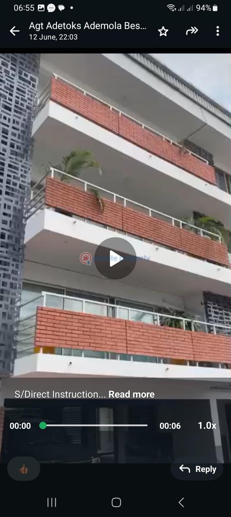 Block Of Flats For Sale Off Ahmadu Bello Victoria Island Lagos - 2