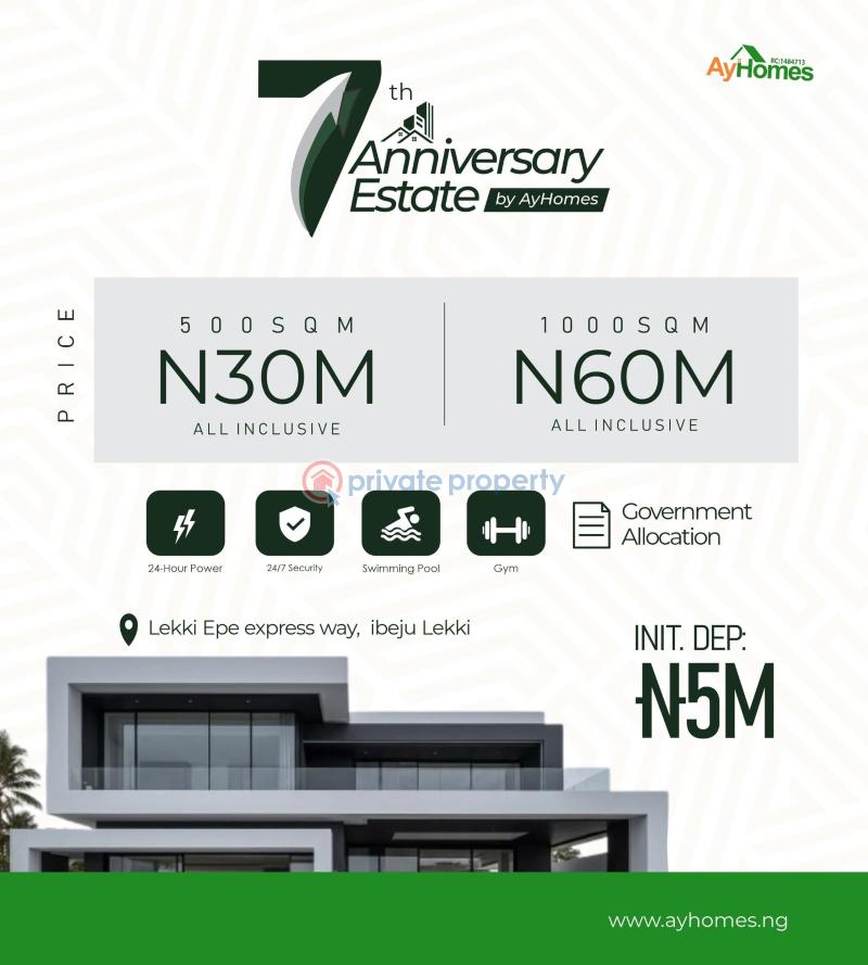 Residential Land For Sale Lekki Epe Expressway Ibejulekki Ibeju-Lekki Lagos - 0