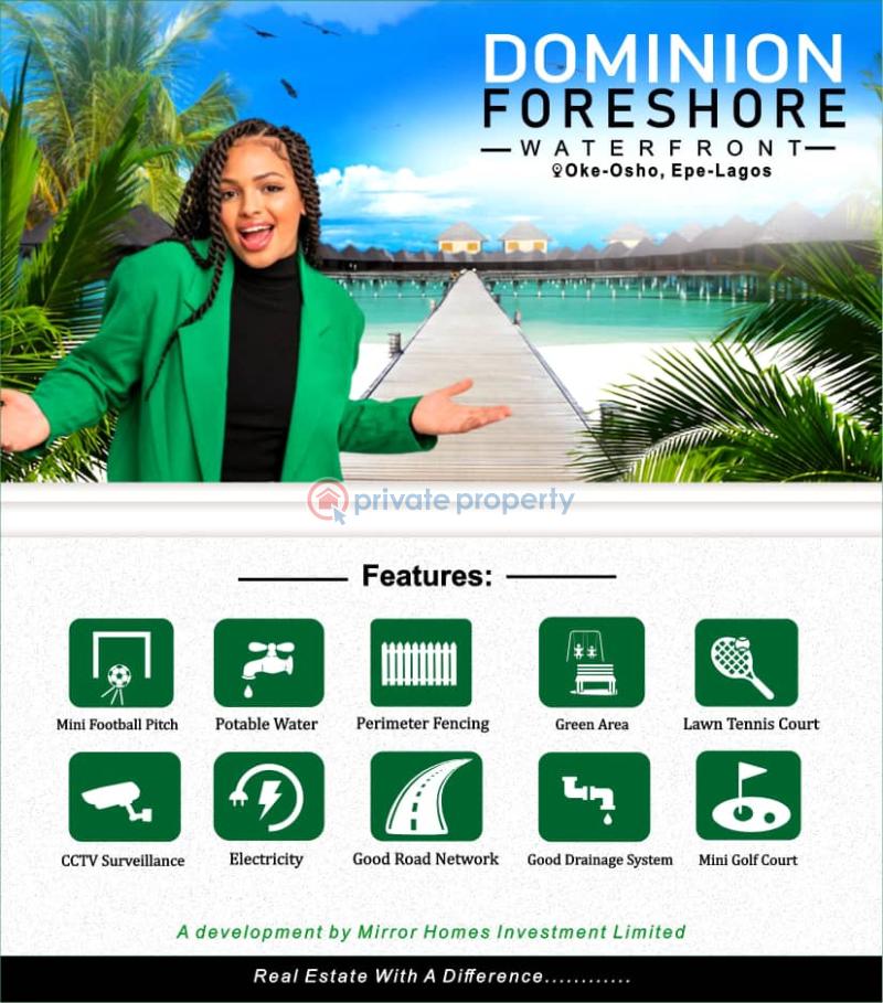 Land For Sale Notable Landmarks: Within 2mins To Max Of 20mins Journey:* 🔻lekki/vi Via Water Transportation 🔻pan African University 🔻alaro City 🔻dangote Refinery 🔻epe Resort And Spa 🔻isimi Lagos 🔻atlantic Hall School 🔻lagos University Of Education 🔻yaba Epe Lagos - 2