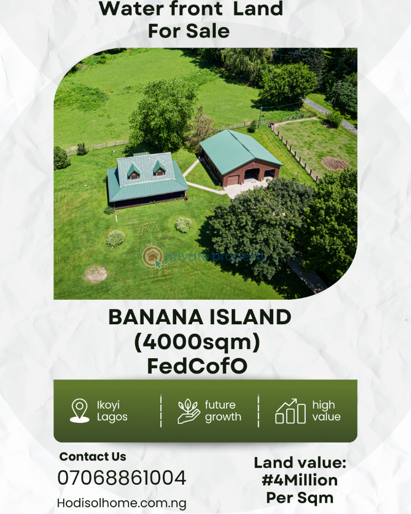 Residential Land For Sale Banana Island Ikoyi Lagos