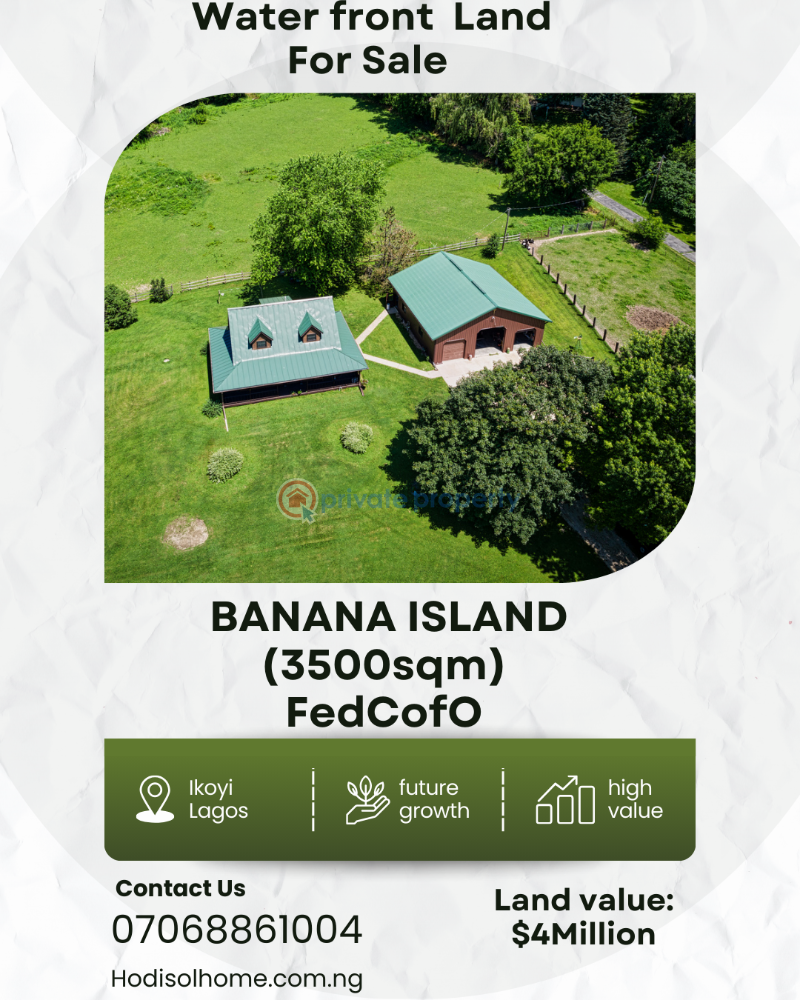 Residential Land For Sale Banana Island Ikoyi Lagos
