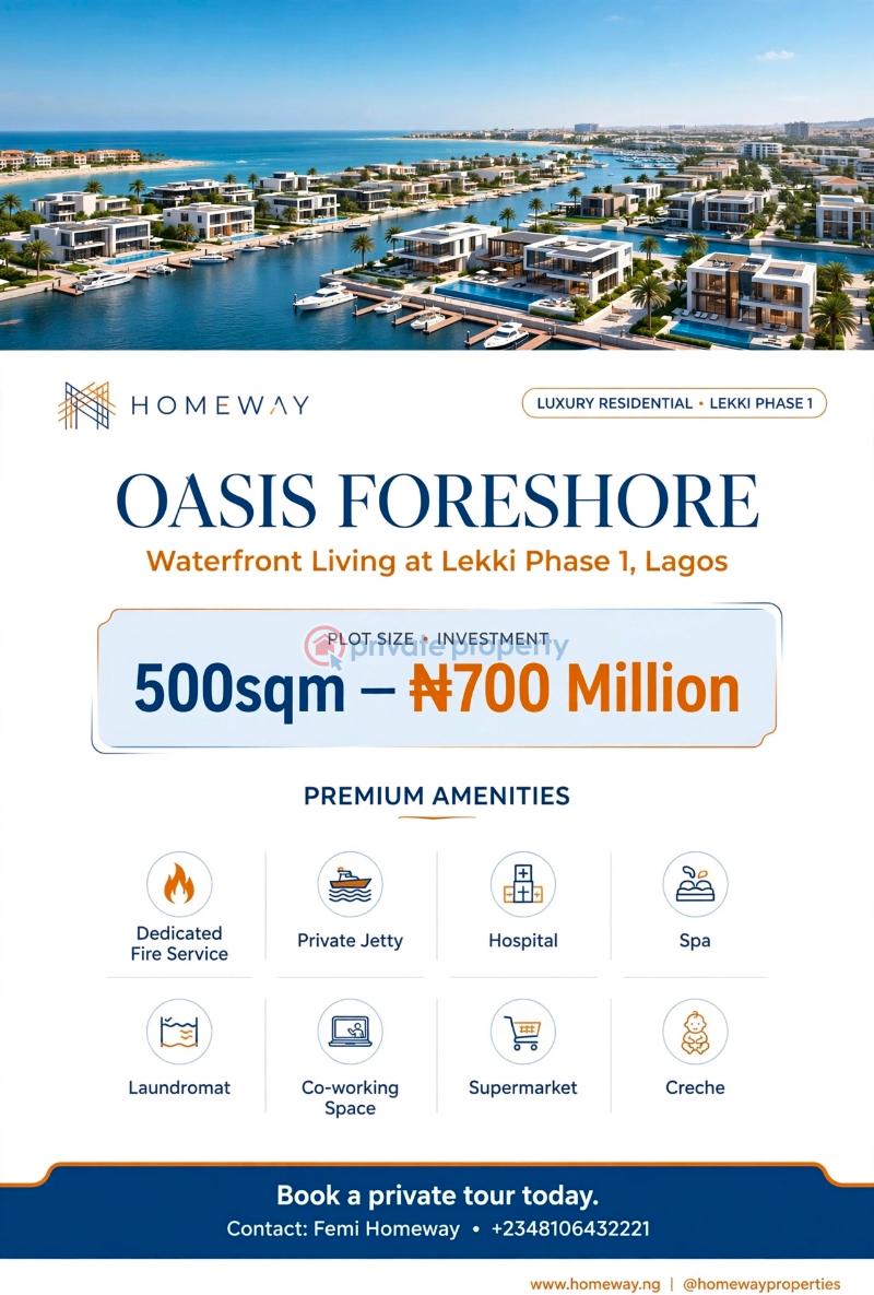 Residential Land For Sale Gracefield Island, Lekki Foreshore, Brum Heights, Dom Church. Lekki Phase 1 Lagos - 1