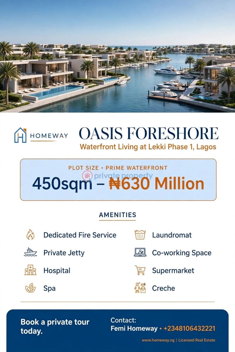 Land For Sale Gracefield Island, Lekki Foreshore, Brum Heights, Dom Church. Lekki Phase 1 Lagos - 0