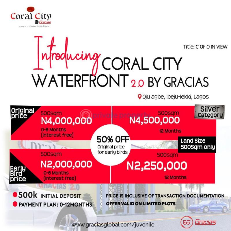 Land For Sale Oju Agbe Ibeju Lekki, Lagos Island  - 1