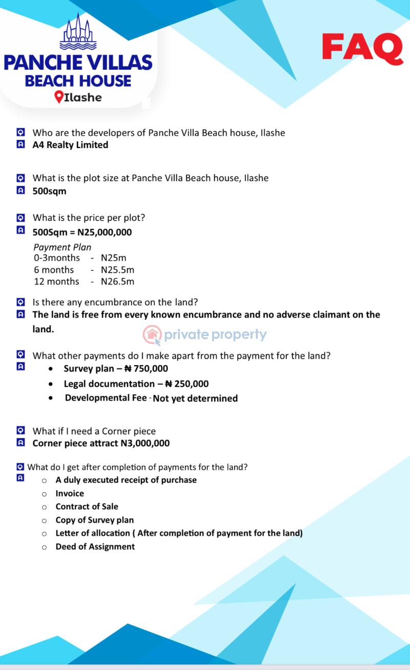Land For Sale Inegbe Resort, La Manga Resort, Pop Beach Club Badagry Lagos - 3