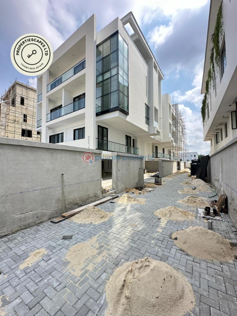 Waterview 5 bedroom terraced duplex with swimming pool, gym and bq 5 bedroom Terraced Duplex For Sale Banana Island Ikoyi Lagos