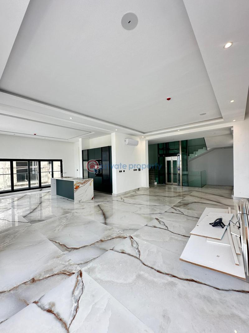 Waterview 5 bedroom terraced duplex with swimming pool, elevator, rooftop terrace, gym and bq - 1 5 bedroom Terraced Duplex For Sale Banana Island Ikoyi Lagos - 1