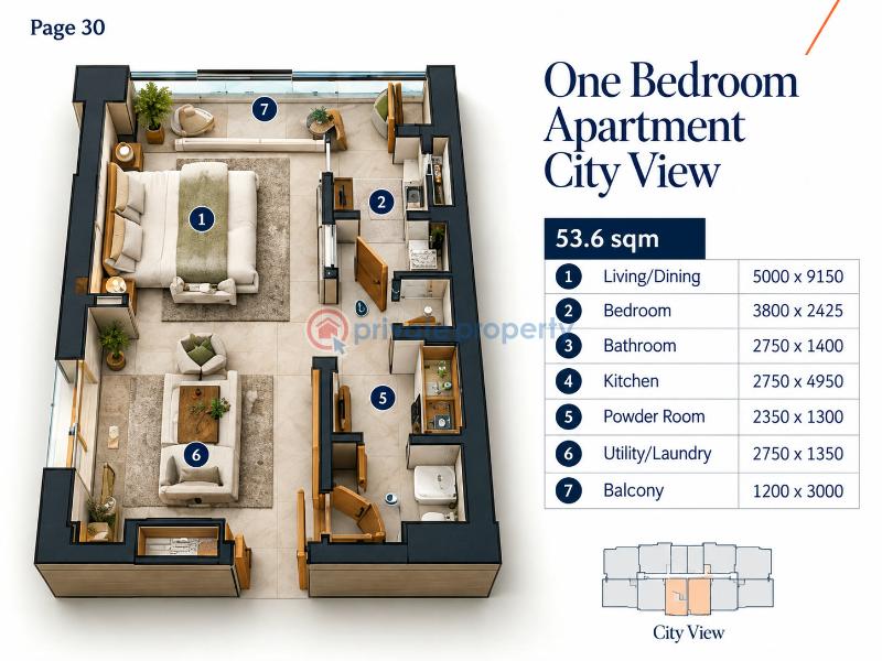 1 bedroom Terrace For Sale Landmark Towers, Lagos To Calabar Costal Road, Landmark Beach. Oniru Victoria Island Lagos - 3