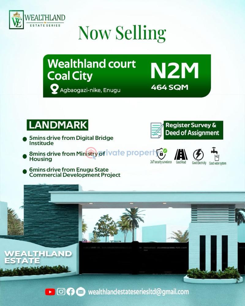 Residential Land For Sale Enugu Area 