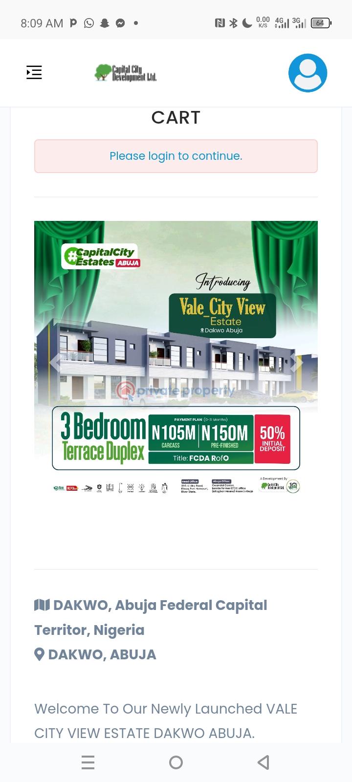 Residential Land For Sale Dakwo Abuja Phase 3 