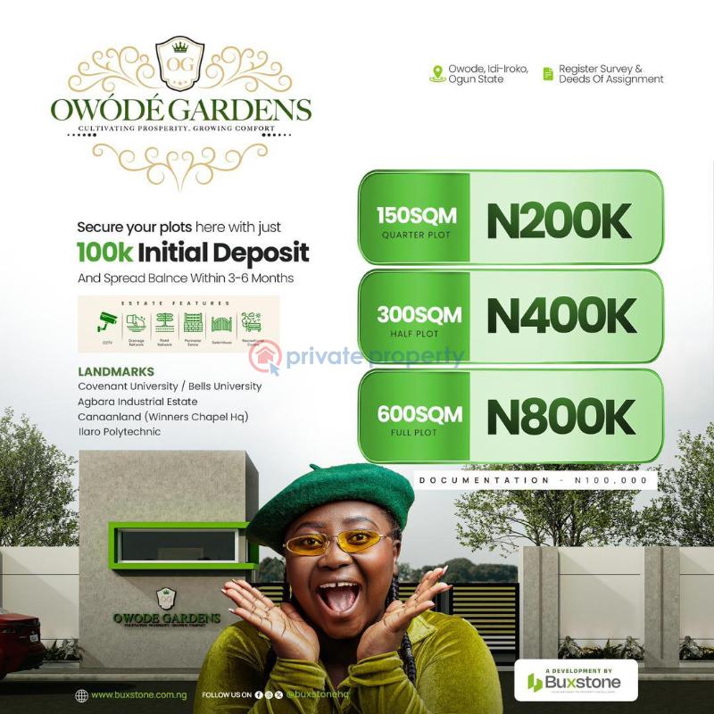 Residential Land For Sale Owode, Idi Iroko Obafemi Owode Ogun - 2
