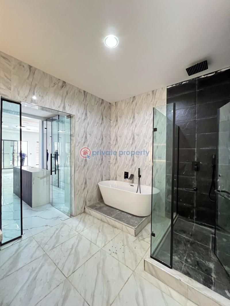 Well built 4 bedroom terraced duplex with bq, communal swimming pool in an estate - 6 4 bedroom Detached Duplex For Sale Osapa London Lekki Lagos - 6