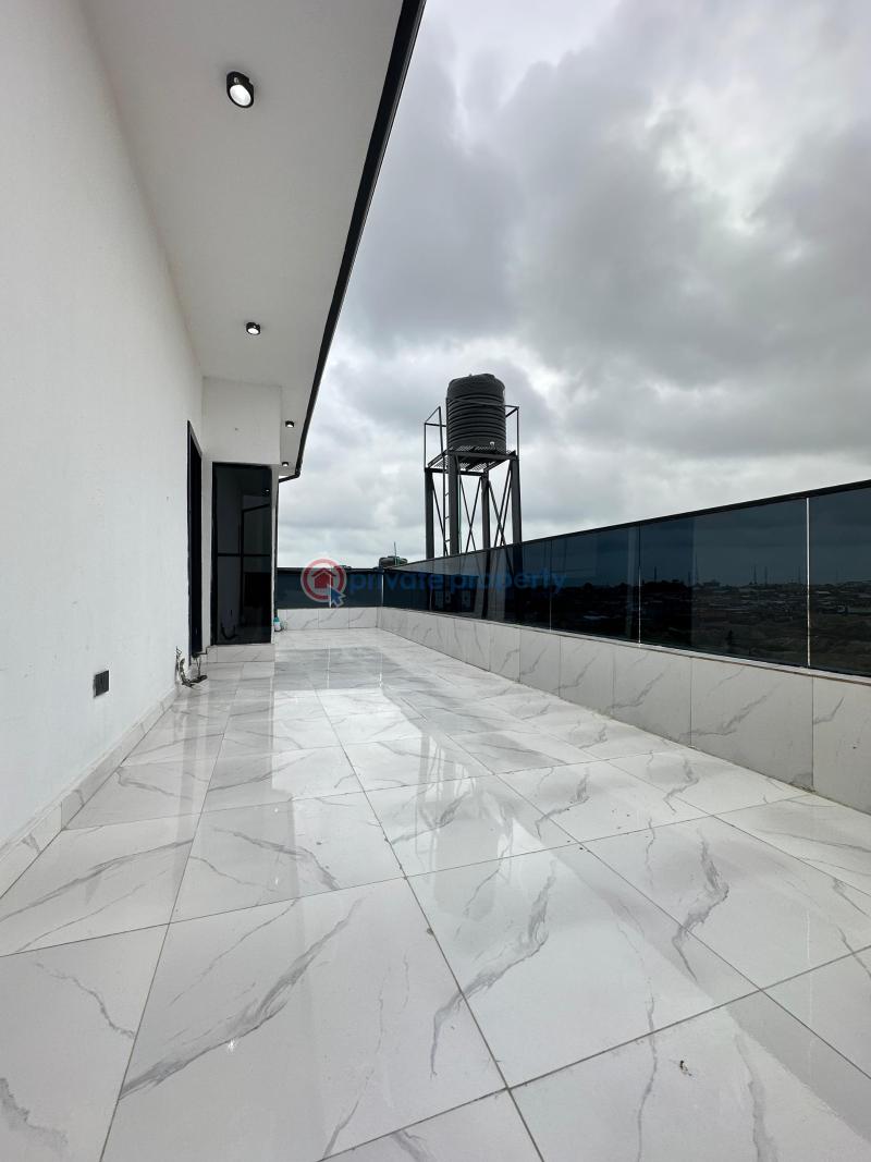 Well built 5 bedroom fully detached duplex with bq, underground rooms and water view - 1 5 bedroom Detached Duplex For Sale Ajah Lagos - 1