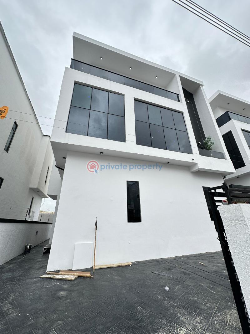 Well built 5 bedroom fully detached duplex with bq, underground rooms and water view - 0 5 bedroom Detached Duplex For Sale Ajah Lagos - 0