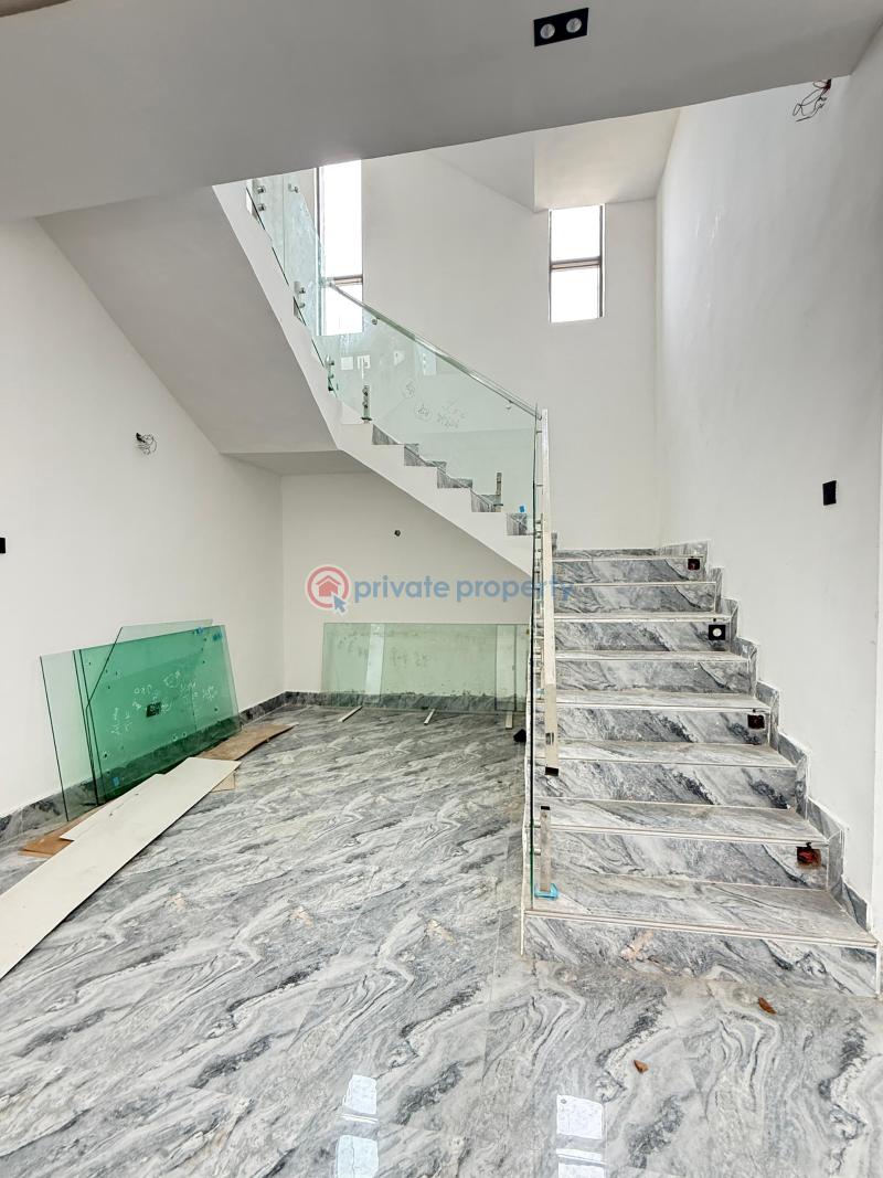 Well built  5 bedroom fully detached duplex with cinema, gym and bq - 3 5 bedroom Detached Duplex For Rent Osapa London Lekki Lagos - 3