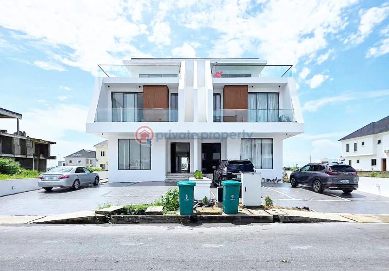 Well built 5 bedroom semi-detached duplex with bq - 0 5 bedroom Semi detached Duplex For Sale Cowrie Creek Estate Ikate Elegushi Lekki Lagos - 0