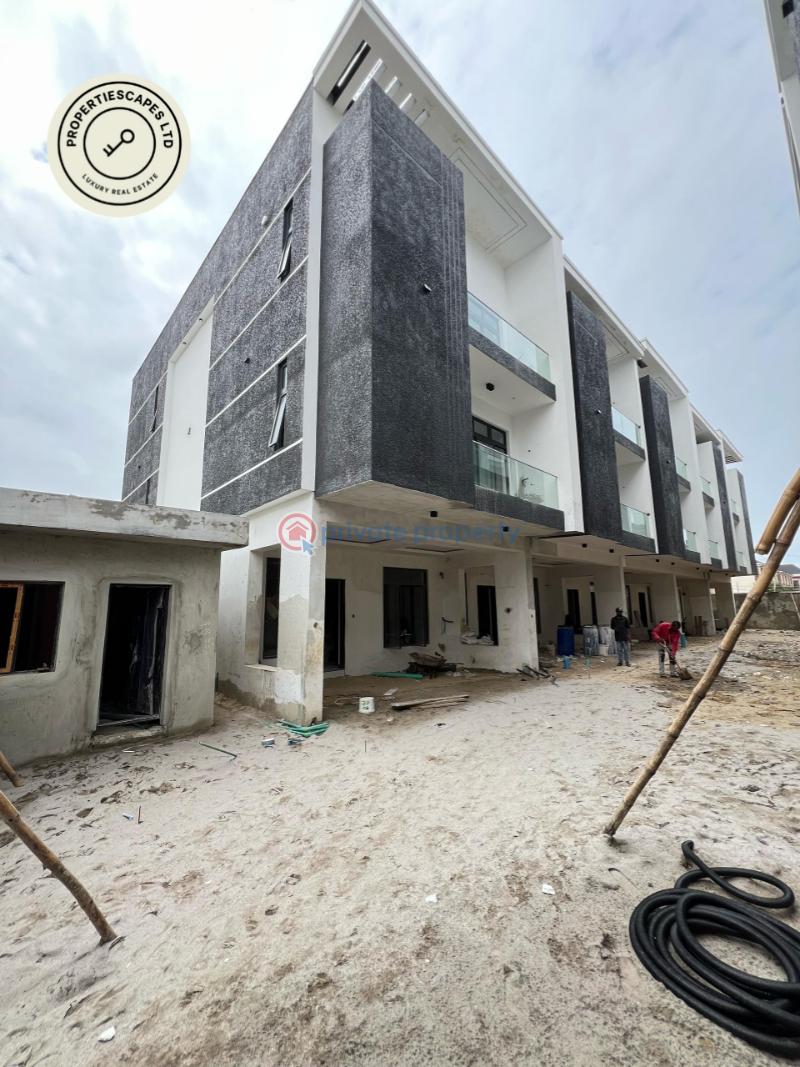 Well built 5 bedroom terraced duplex with bq, swimming pool and gym - 0 5 bedroom Terraced Duplex For Sale Ikate Lekki Lagos - 0