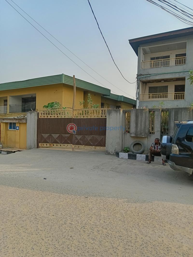Well built standard 2 storey building  of 9 units flat - 2 10 bedroom Block Of Flats For Sale Ilupeju Estate Ilupeju Industrial Estate Lagos - 2