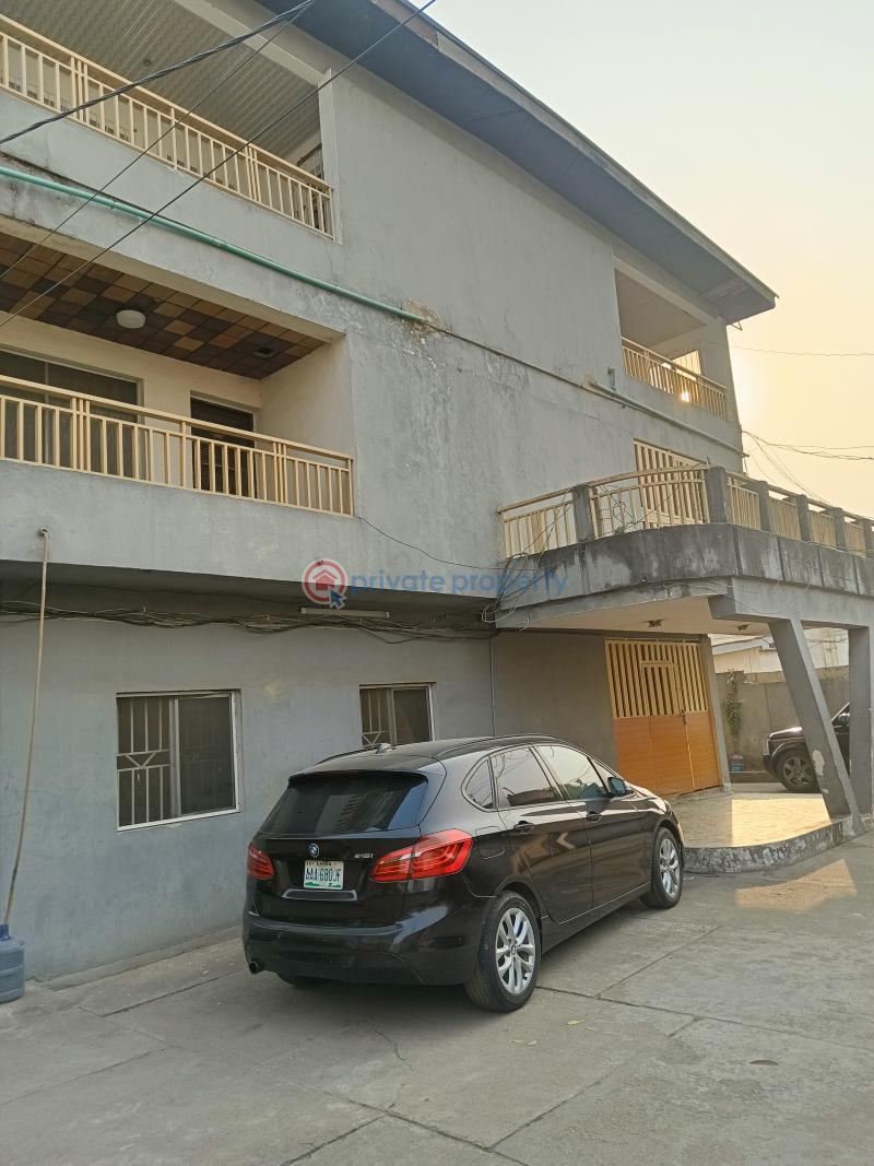 Well built standard 2 storey building  of 9 units flat - 5 10 bedroom Block Of Flats For Sale Ilupeju Estate Ilupeju Industrial Estate Lagos - 5