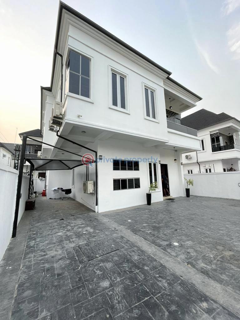 Well finished 4 bedroom fully detached duplex with bq. - 1 4 bedroom Detached Duplex For Sale Osapa London Lekki Lagos - 1