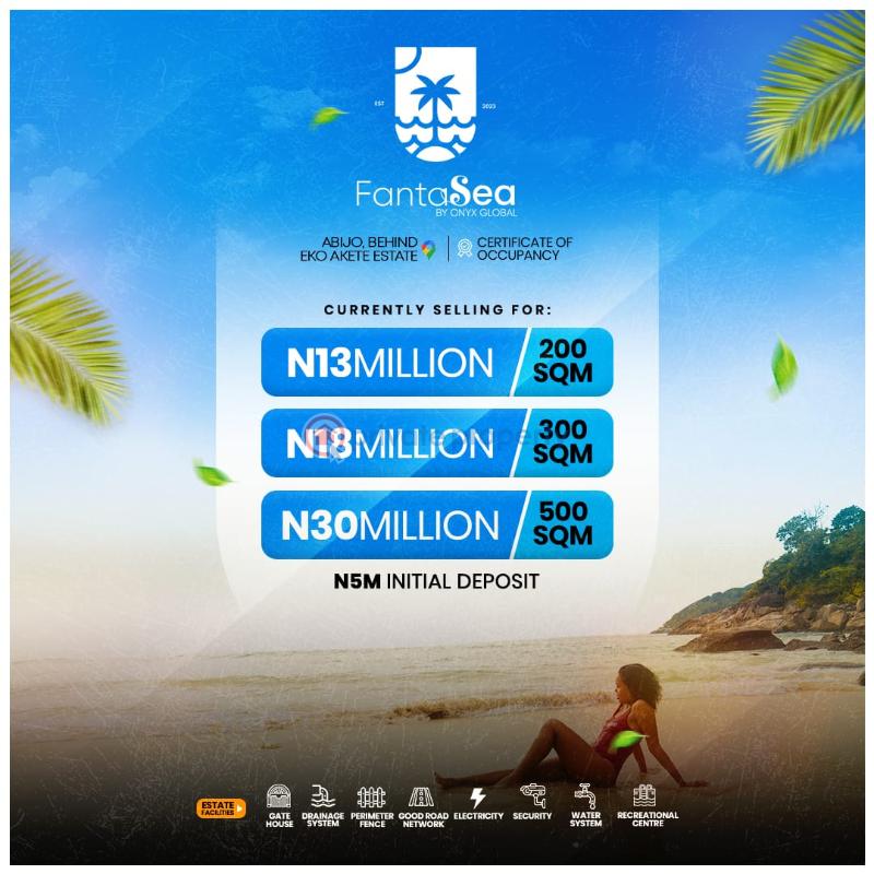 Residential Land For Sale Fantasea Estate Located At Eko Akete In A Strategic Location Ogombo Ajah Lagos