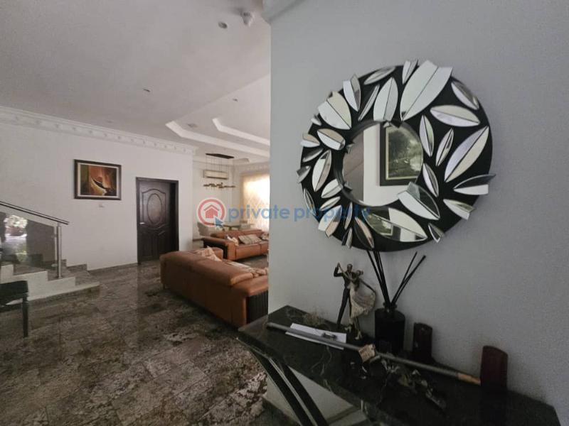 Well maintained 5 bedroom solidly built semi detached house with a detached bq, laundry, - 6 5 bedroom Semi detached Duplex For Sale Close To Banana Island Ikoyi Lagos - 6