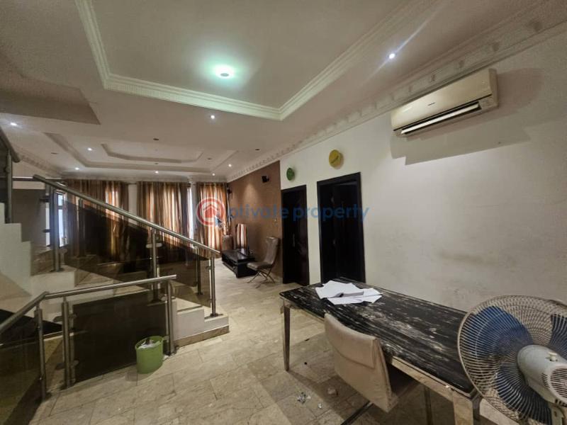 Well maintained 5 bedroom solidly built semi detached house with a detached bq, laundry, - 5 5 bedroom Semi detached Duplex For Sale Close To Banana Island Ikoyi Lagos - 5