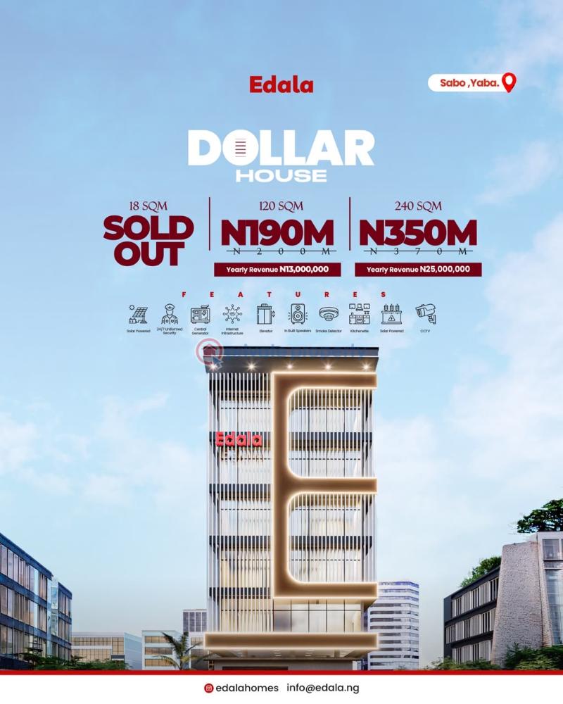 Office For Sale Behind New Custodian Building Sabo Yaba Lagos