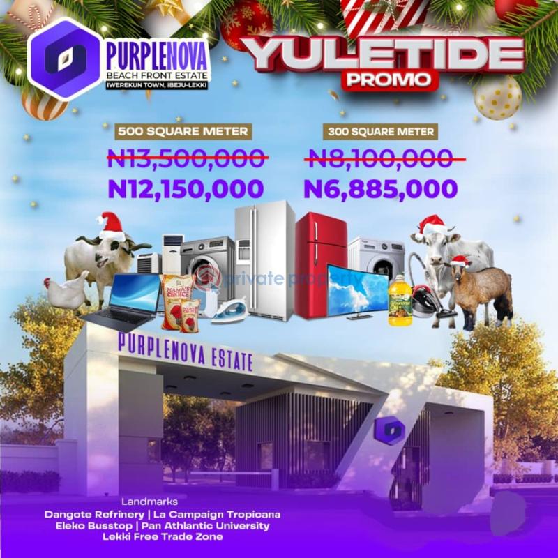 Mixed use Land For Sale Purple Nova Estate Ibeju-Lekki Lagos