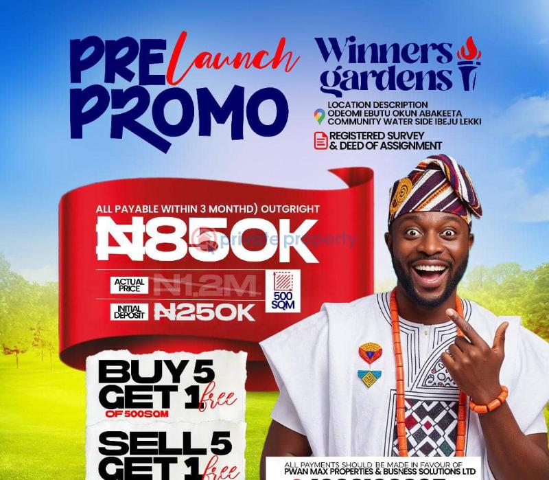 Residential Land For Sale Dangote Refinery, Propose International Airport, Lekki Deep Sea Port, La Campaigne Tropicana Ibeju-Lekki Lagos