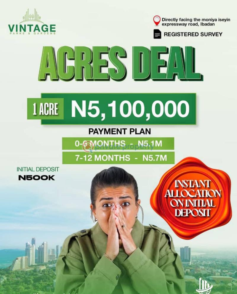 A plot of land - 1 Land For Sale Ibadan Oyo - 1