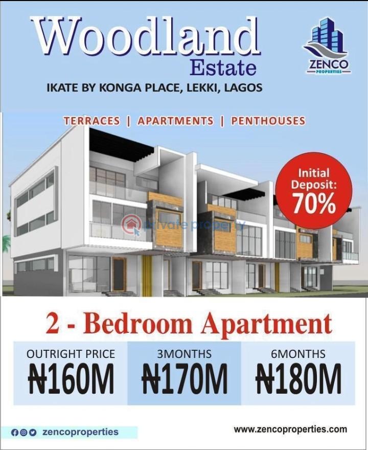 2 bedroom Terrace For Sale Ikate By Konga Place, Lekki, Lagos. Lekki Lagos - 2