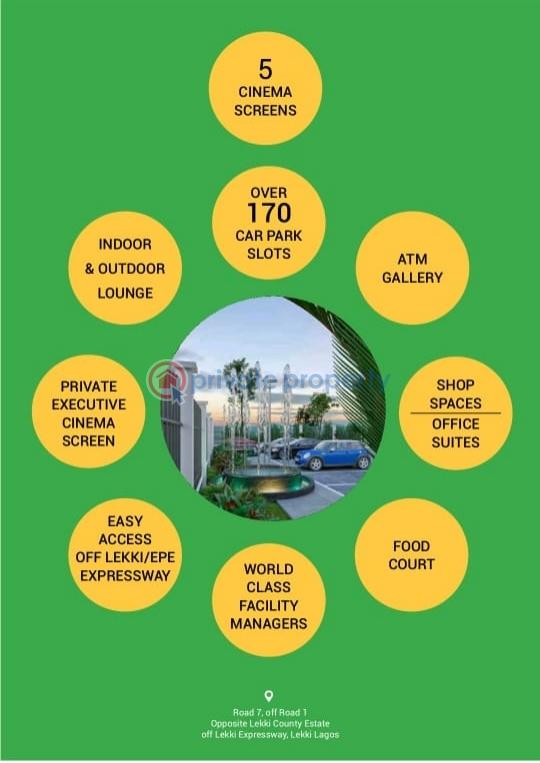 Mall/Complex/Plaza For Sale County Estate Lekki Expressway Lagos - 0