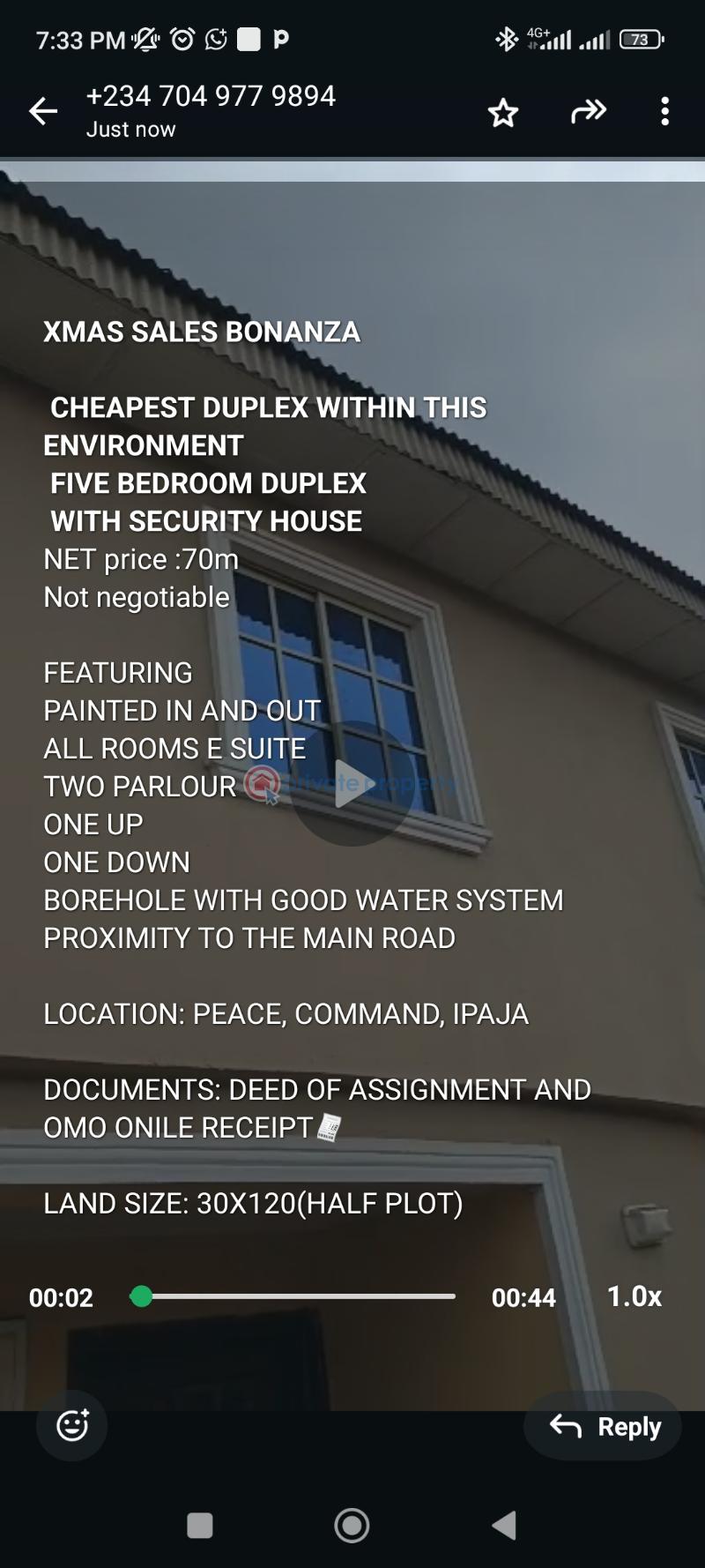 5 bedroom Duplex For Sale Peace, Command Ipaja Iyana Ipaja Lagos - 0