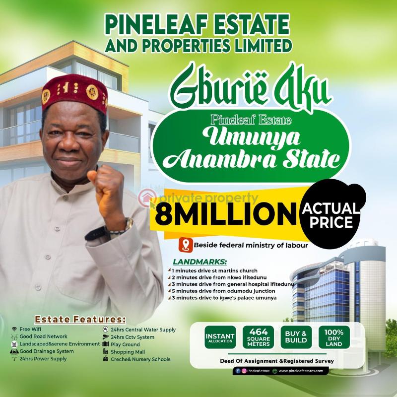 Mixed use Land For Sale Umunya And A Minute Drive To St Martins Church Umunya Oyi Anambra - 0