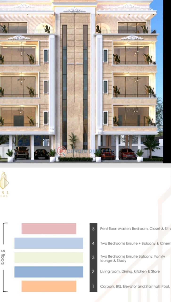 5 bedroom Semi detached Duplex For Sale Oniru Victoria Island Lagos - 1