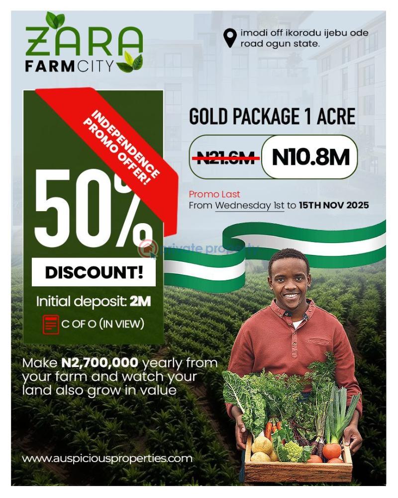 Residential Land For Sale Town Hall, Imodi Ijasi, Awa Itoikin Road. Ijebu Ogun - 2