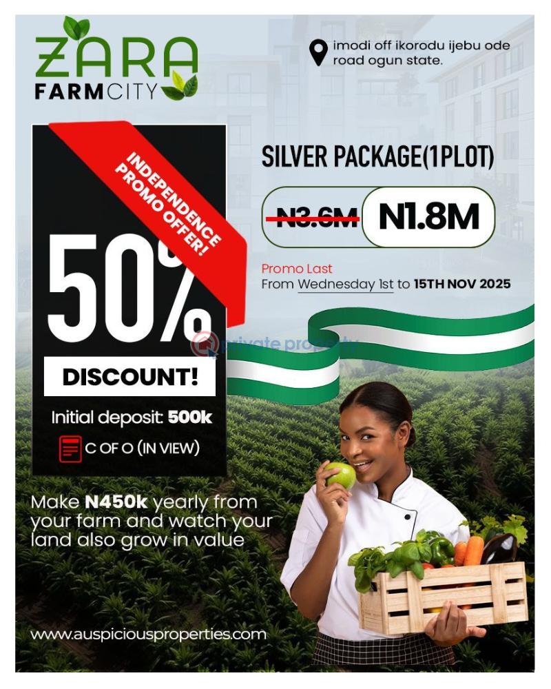 Residential Land For Sale Town Hall, Imodi Ijasi, Awa Itoikin Road. Ijebu Ogun - 0