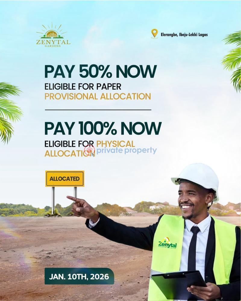 Residential Land For Sale Eleran Igbe Ibeju-Lekki Lagos - 1