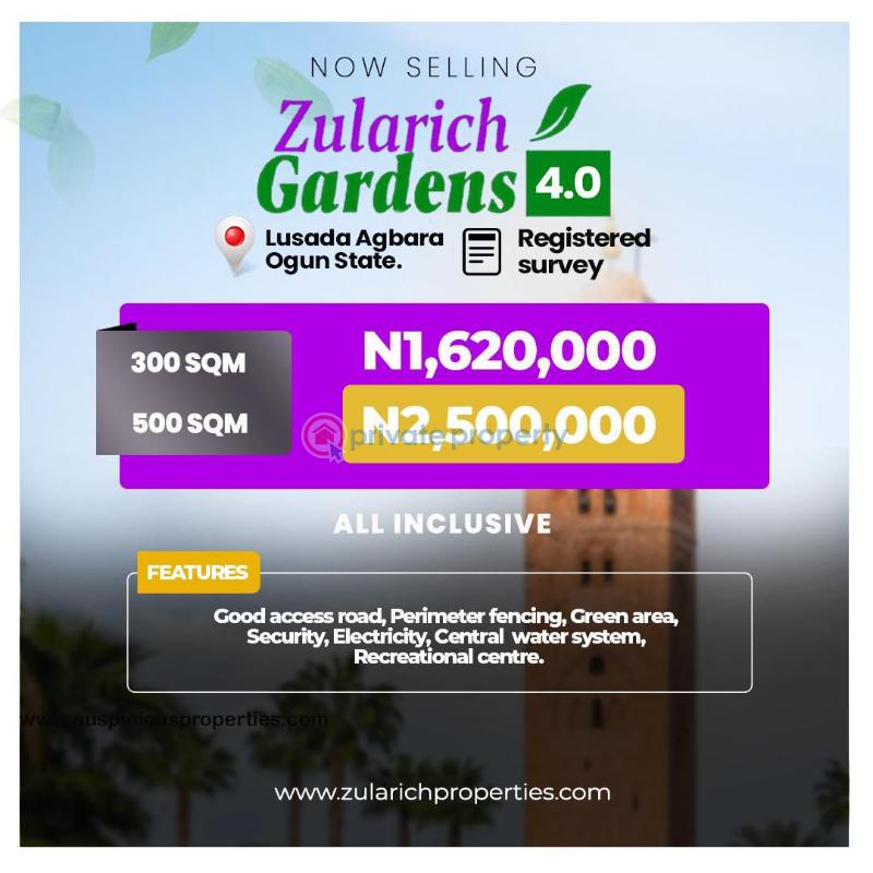 Residential Land For Sale Lusada Ado Odo/Ota Ogun - 0