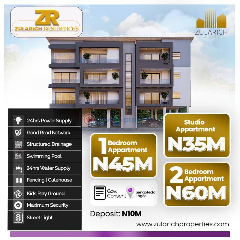 2 bedroom Duplex For Sale Ajaiye Apata Monastery Road Sangotedo Lagos - 0