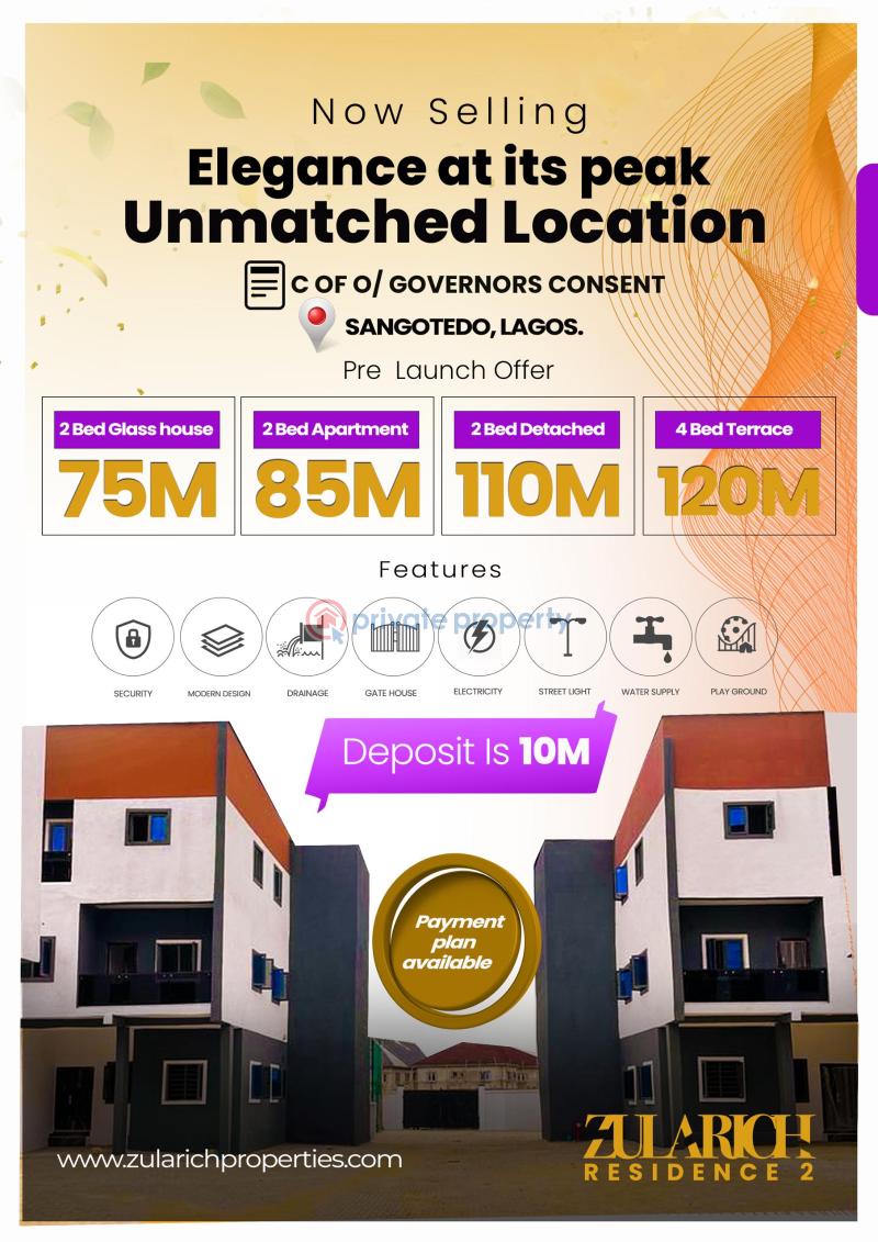 4 bedroom Terraced Duplex For Sale Monastery Road Sangotedo Lagos - 9