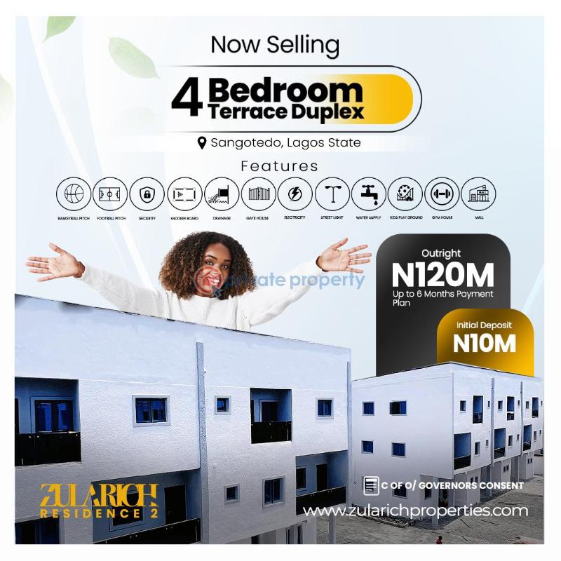 Duplex For Sale Sangotedo Lagos