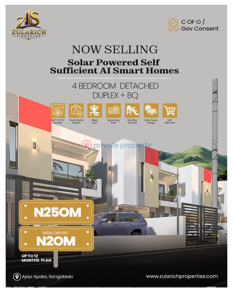 3 bedroom Terraced Duplex For Sale Apata Ajayi Sangotedo Ajah Lagos - 8